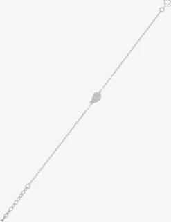 Bracelet en argent 925 ‰ rhodié et motif en oxydes de zirconium SO OR