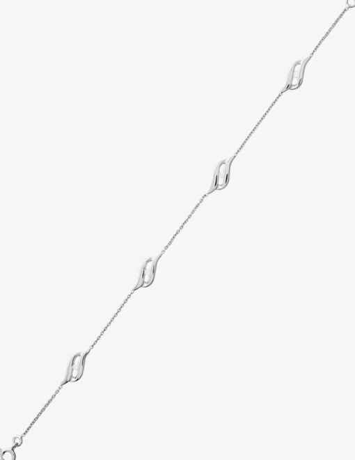 Bracelet en argent 925 ‰ rhodié et oxydes de zirconium SO OR