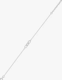 Bracelet en argent 925 ‰ rhodié avec oxydes de zirconium SO OR