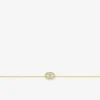 Bracelet en or jaune 375 ‰, motif grain de café et oxydes de zirconium SO OR