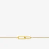 Bracelet en or jaune 375 ‰, ovales entrelacés SO OR