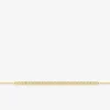 Bracelet en or jaune 375‰ avec 25 diamants synthétiques 0,25 ct F-VS SO OR