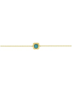 Bracelet en plaqué or avec turquoise SO OR