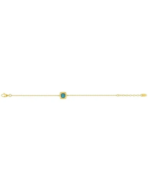 Bracelet en plaqué or avec turquoise SO OR