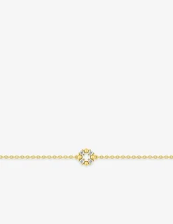Bracelet en plaqué or, oxydes de zirconium SO OR