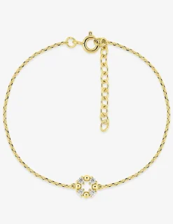 Bracelet en plaqué or, oxydes de zirconium SO OR