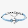 Bracelet enfant nylon bleu SO OR