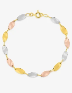 Bracelet fantaisie 3 ors 750 ‰ SO OR
