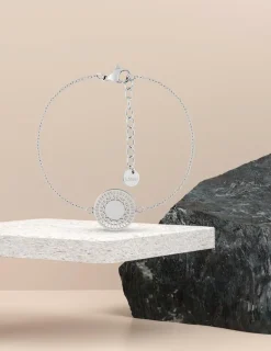 Bracelet fantaisie acier 19 cm SO OR