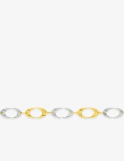 Bracelet fantaisie bicolore 375 ‰ SO OR