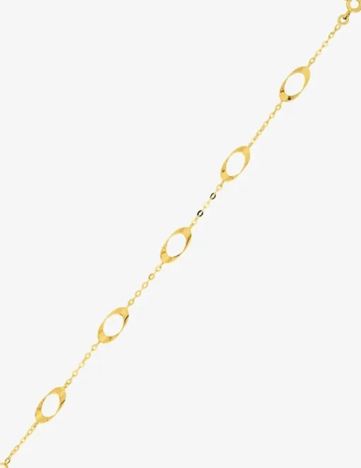Bracelet fantaisie or jaune 375 ‰ SO OR