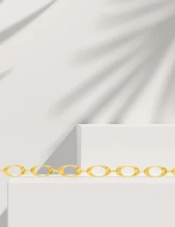 Bracelet fantaisie or jaune 375 ‰ SO OR