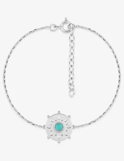 Bracelet gouvernail argent 925‰ rhodié SO OR