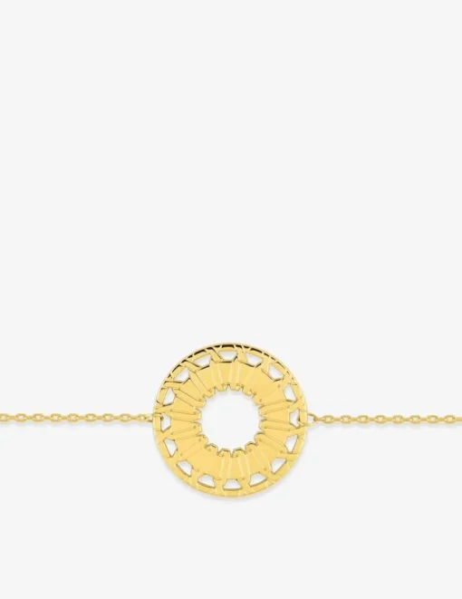 Bracelet Graphique plaqué or SO OR