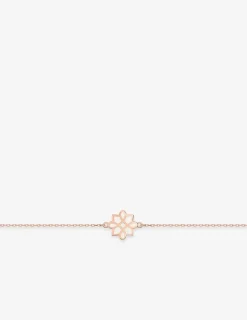 Bracelet Harmonie Or rose 375‰ et laque ivoire SO OR