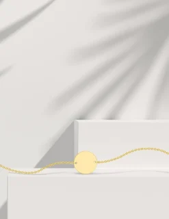 Bracelet identité bébé en or jaune 375 ‰ SO OR