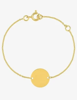 Bracelet identité bébé en or jaune 375 ‰ SO OR