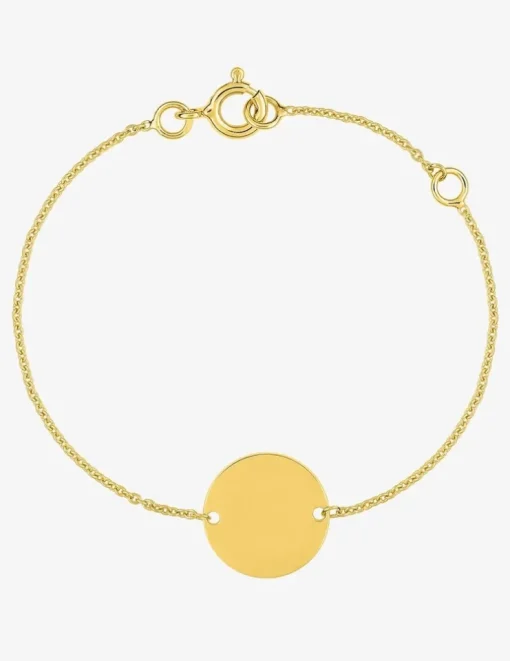 Bracelet identité bébé en or jaune 375 ‰ SO OR