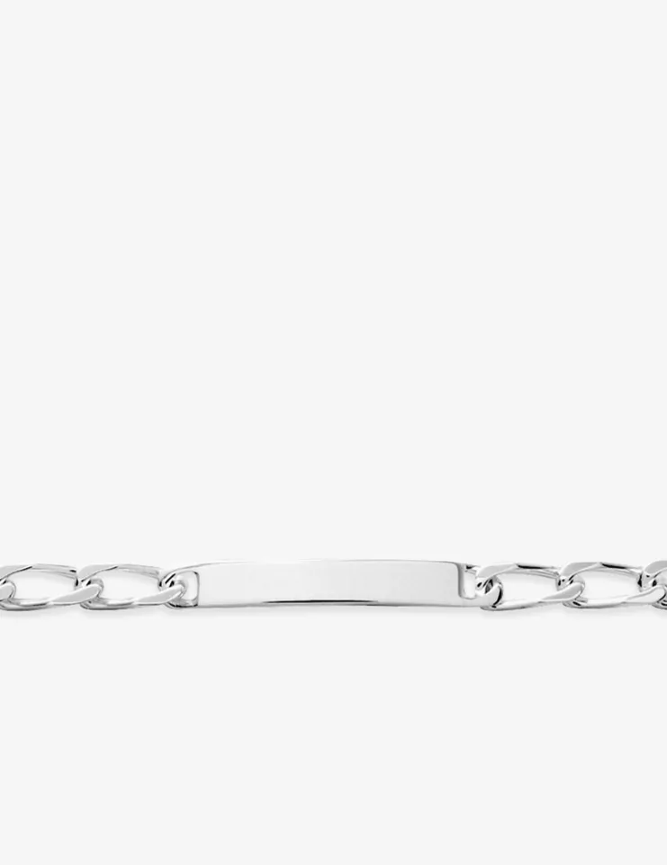 Bracelet identité maille cheval, argent 925 ‰ poli SO OR
