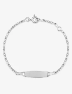 Bracelet identité pour bébé, argent 925 ‰ rhodié SO OR
