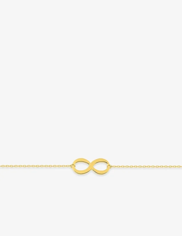 Bracelet infini or jaune 750 ‰ SO OR