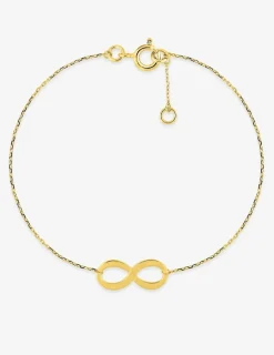 Bracelet infini or jaune 750 ‰ SO OR