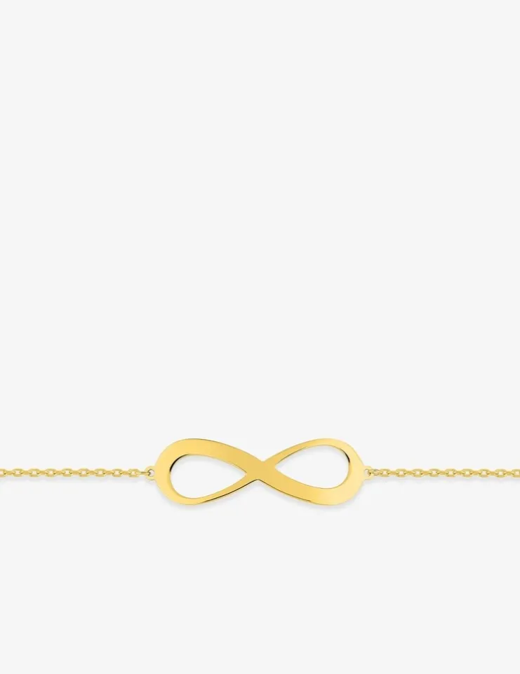 Bracelet infini personnalisable plaqué or SO OR