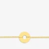 Bracelet jeton ajouré personnalisable 17 mm plaqué or SO OR