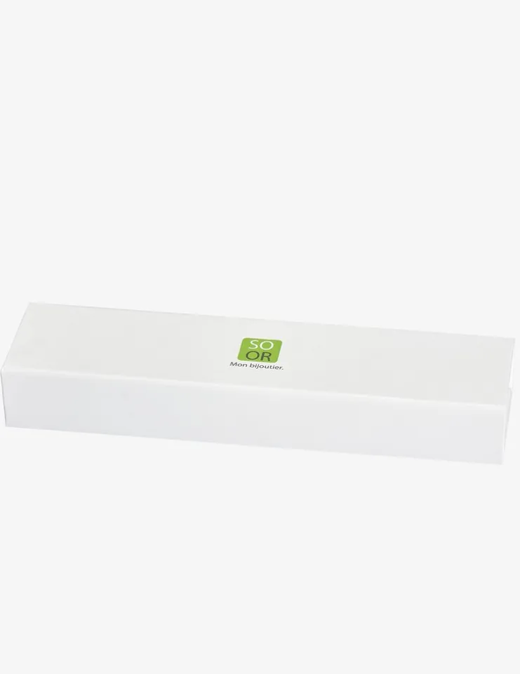 Bracelet jonc acier doré et jade verte SO OR