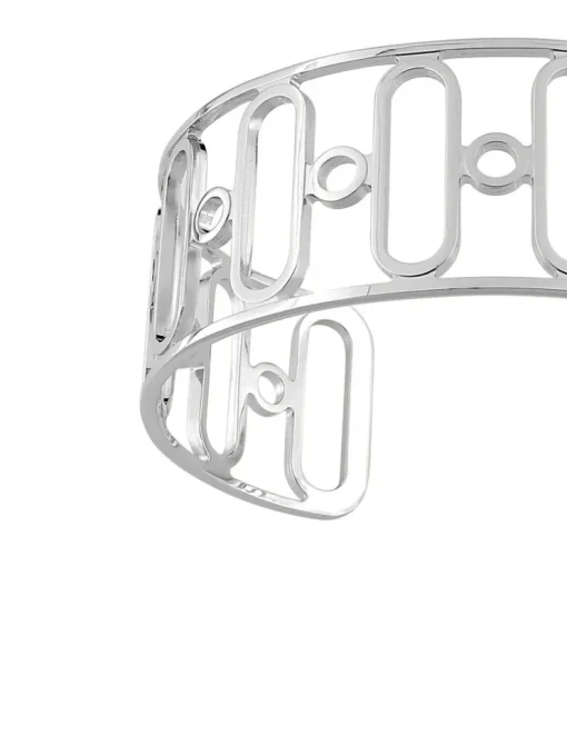 Bracelet jonc design oval en argent 925 ‰ rhodié SO OR