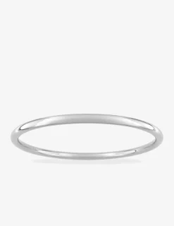 Bracelet jonc en acier gris, fil rond 4 mm SO OR