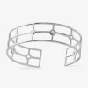 Bracelet jonc en argent 925 ‰ rhodié et oxydes de zirconium SO OR