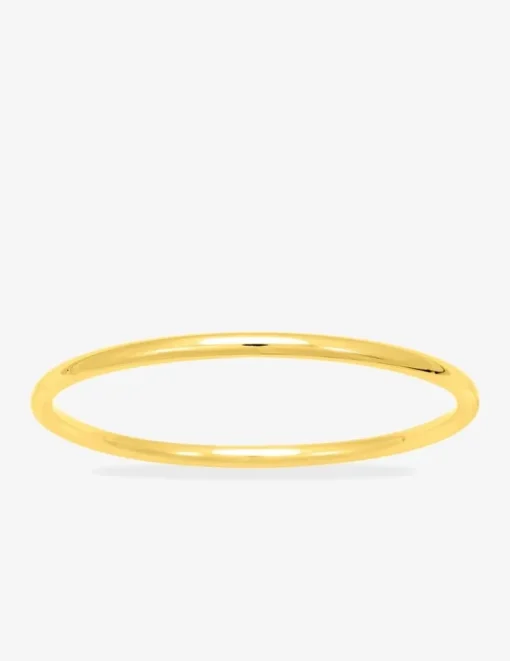 Bracelet jonc fermé plaqué or 4 mm SO OR