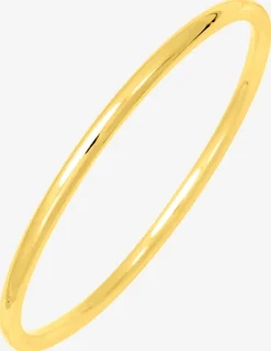 Bracelet jonc fermé plaqué or 4 mm SO OR