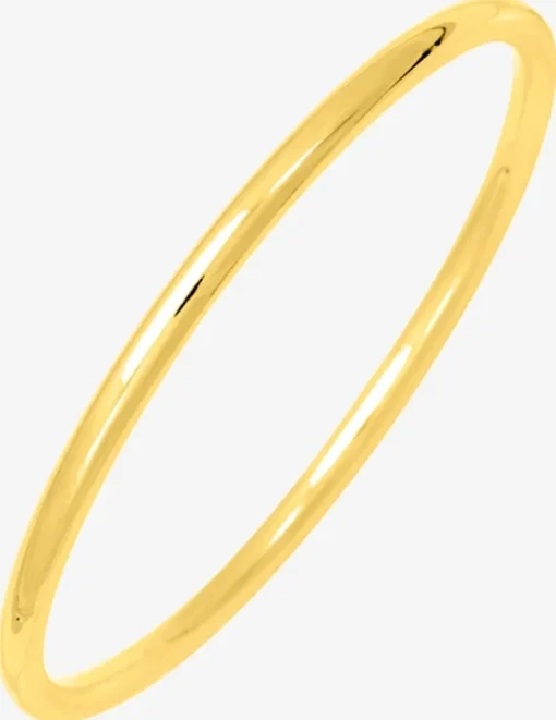 Bracelet jonc fermé plaqué or 4 mm SO OR