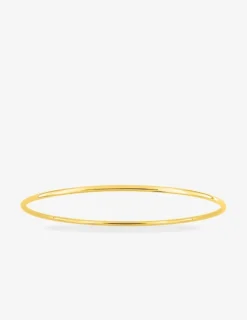 Bracelet jonc fil rond massif en or jaune 375 ‰ SO OR