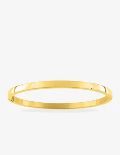 Bracelet jonc ouvrant 4 mm acier doré SO OR