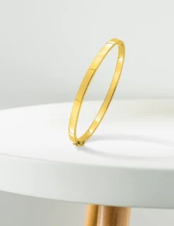 Bracelet jonc ouvrant en or jaune 375 ‰ SO OR