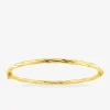 Bracelet jonc ouvrant en or jaune 375 ‰ SO OR