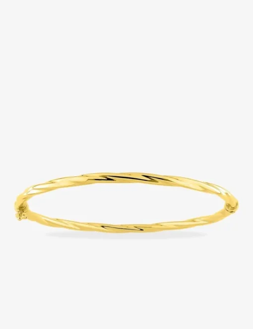 Bracelet jonc ouvrant en or jaune 375 ‰ SO OR