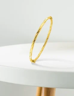 Bracelet jonc ouvrant en or jaune 375 ‰ SO OR