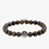 Bracelet élastique bronzite acier SO OR