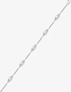 Bracelet losanges ondulés argent 925‰ rhodié SO OR