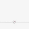 Bracelet Love or blanc 750‰ et saphir rose SO OR