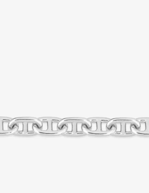 Bracelet maille marine en argent 925 ‰ rhodié SO OR