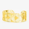 Bracelet manchette Art déco or jaune 750‰ SO OR