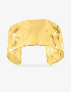 Bracelet manchette en acier doré SO OR