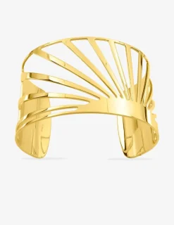 Bracelet Manchette en acier doré SO OR