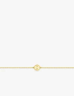 Bracelet Mélodie Or jaune 375‰ et laque ivoire SO OR