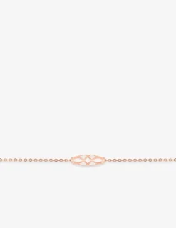 Bracelet Mélodie Or rose 375‰ et laque ivoire SO OR